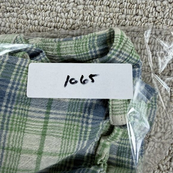 Patagonia A/C Short Sleeve Button Up Shirt Green Blue Men’s Size Large - Picture 7 of 7